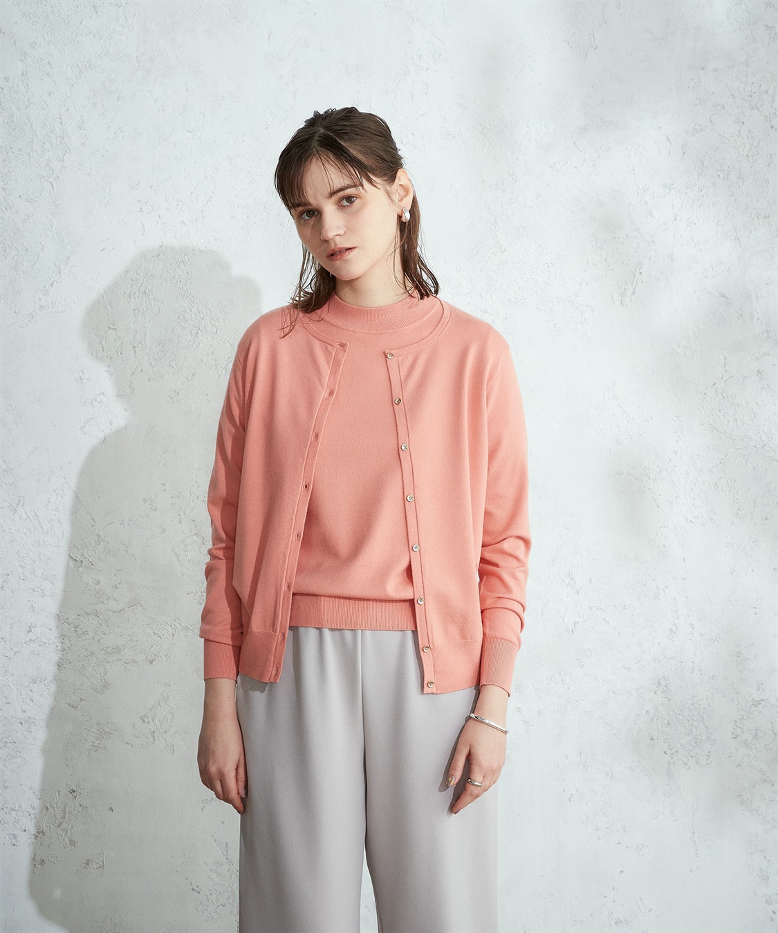 LE SOUK HOLIDAY ベーシックニットカーディガン_main