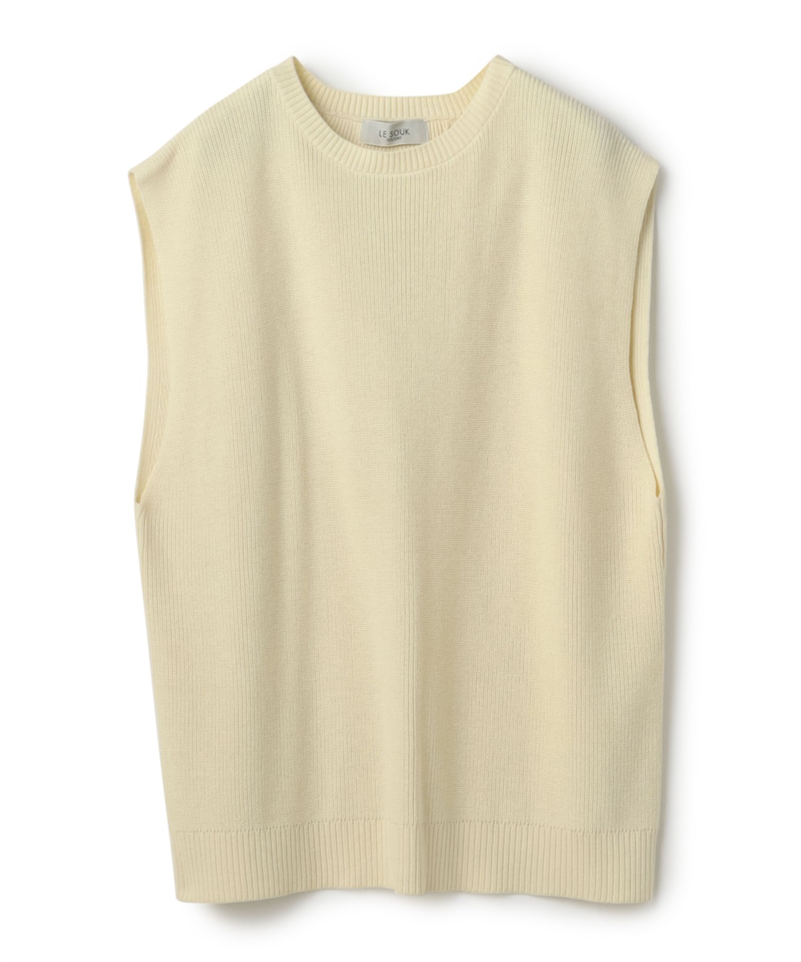 LE SOUK HOLIDAY バックスリットニットベスト_variation_1