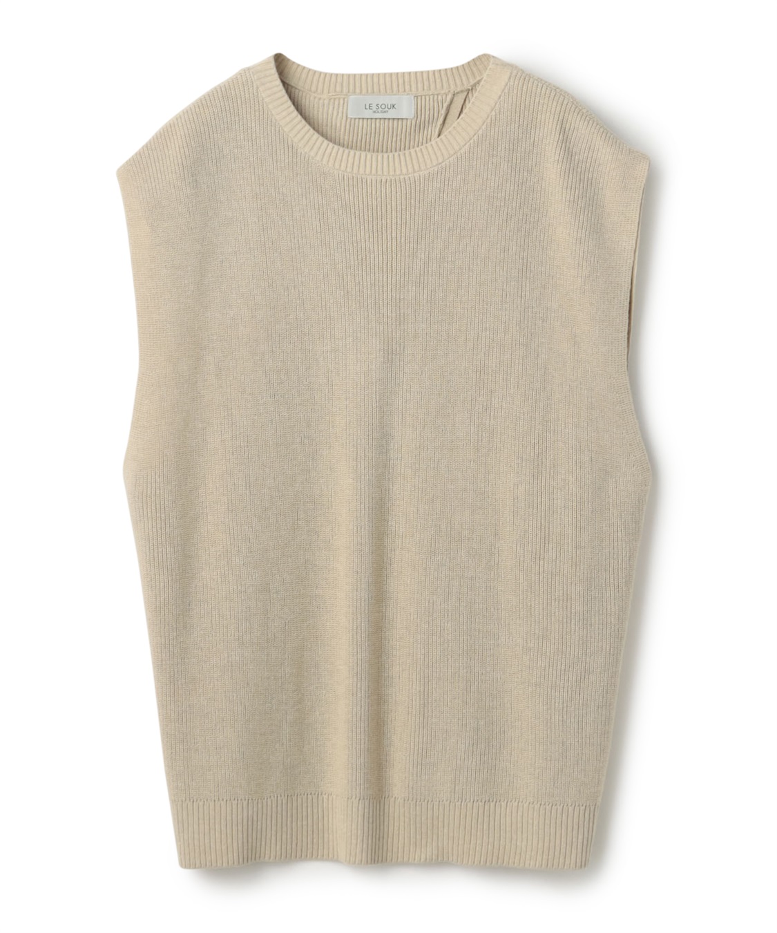 LE SOUK HOLIDAY バックスリットニットベスト_variation_2