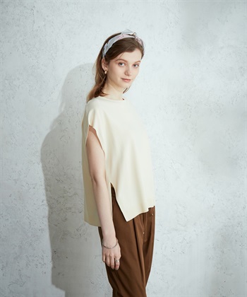 LE SOUK HOLIDAY クルーネック天竺ベスト_variationthumb_2