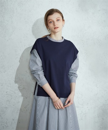 LE SOUK HOLIDAY クルーネック天竺ベスト_variationthumb_3