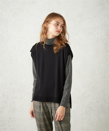 LE SOUK HOLIDAY ベルテッドニットベスト_variationthumb_1