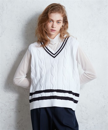 LE SOUK HOLIDAY チルデンニットベスト_variationthumb_2