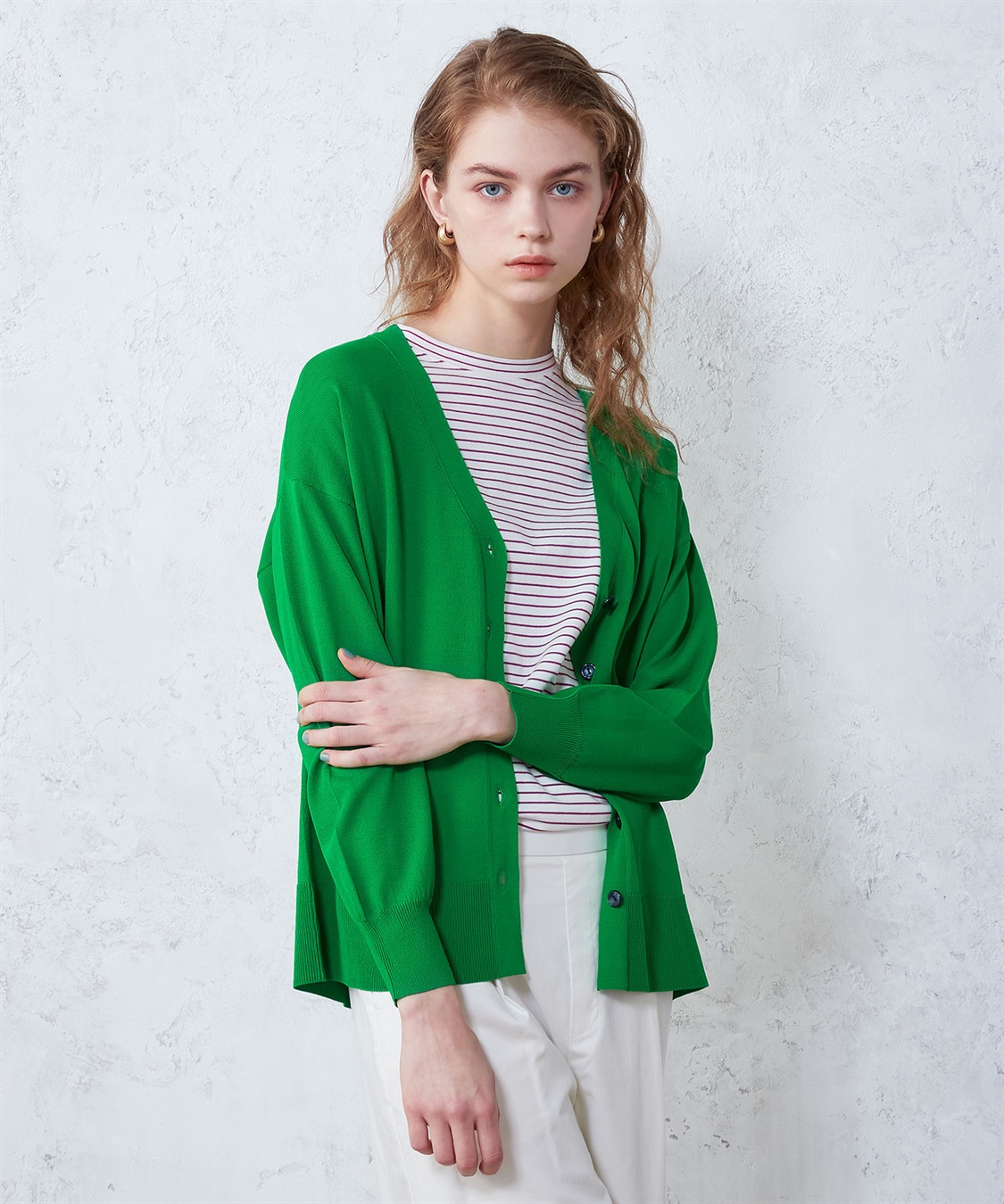 LE SOUK HOLIDAY Vネックカーディガン_variation_2