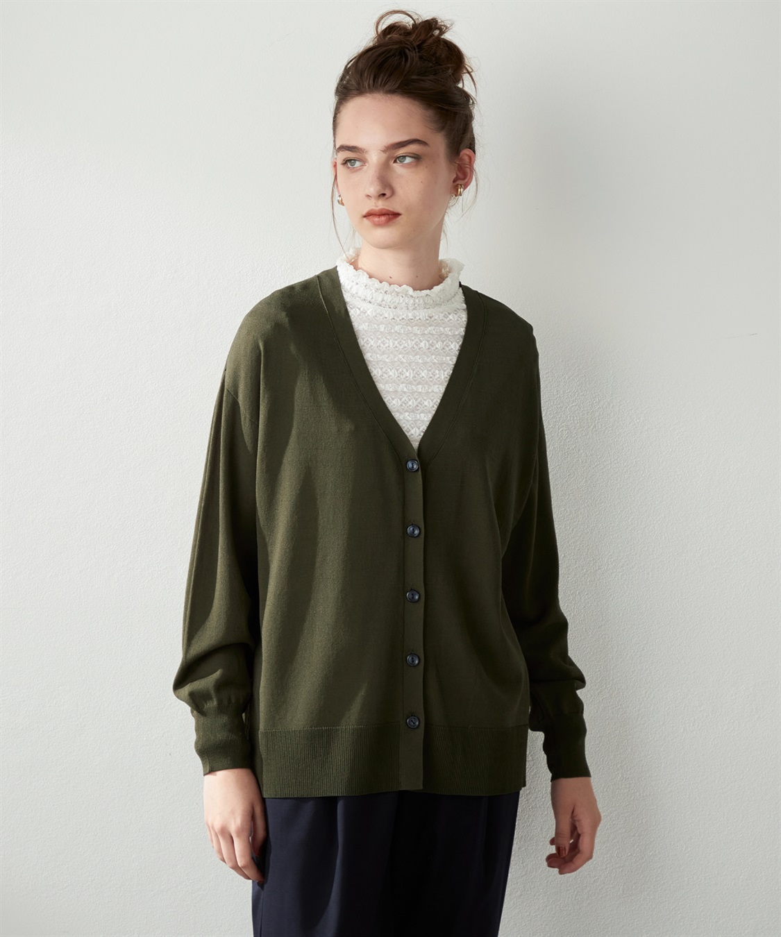 LE SOUK HOLIDAY Vネックカーディガン_variation_3