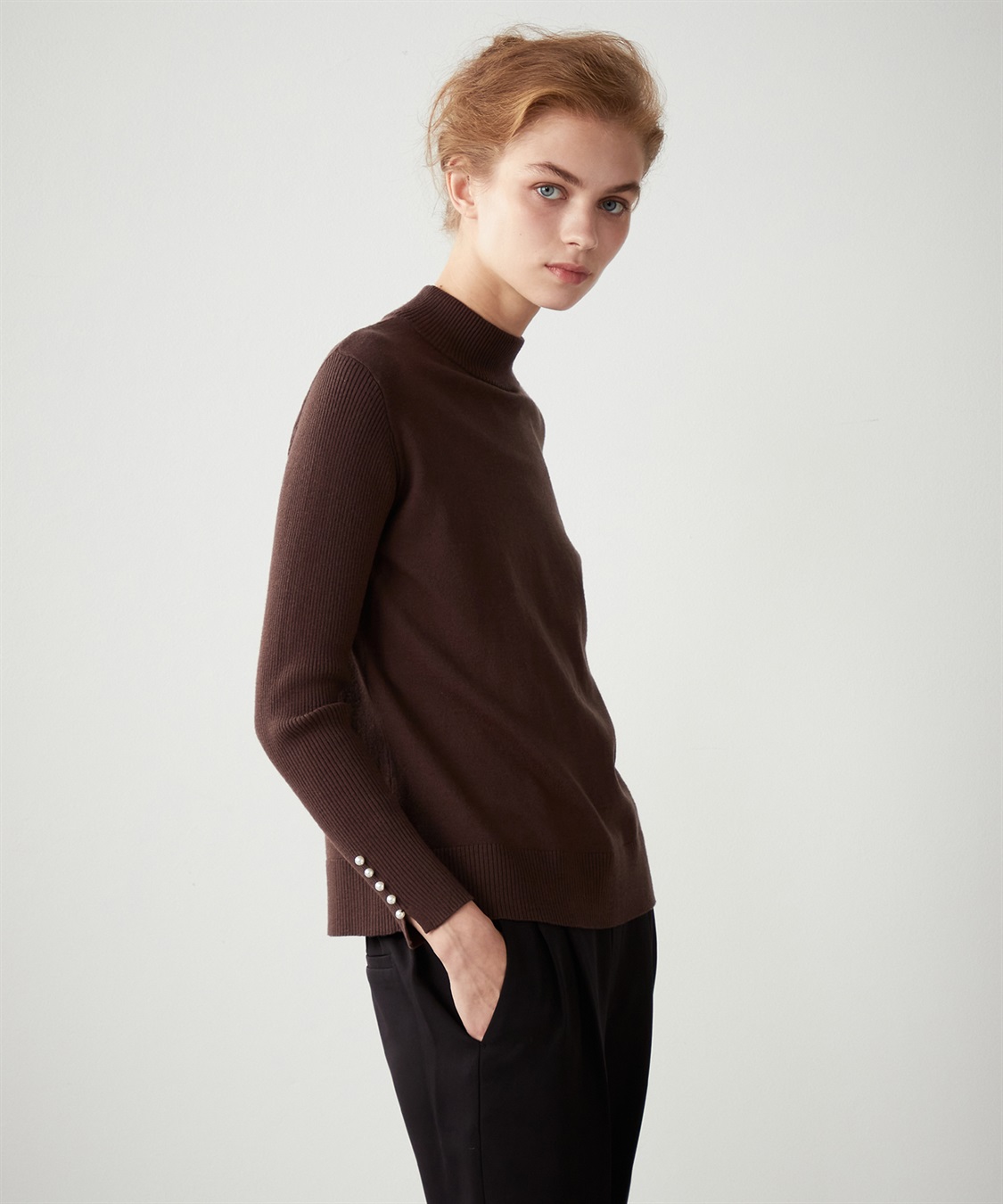 LE SOUK HOLIDAY パール付ニットプルオーバー_variation_3