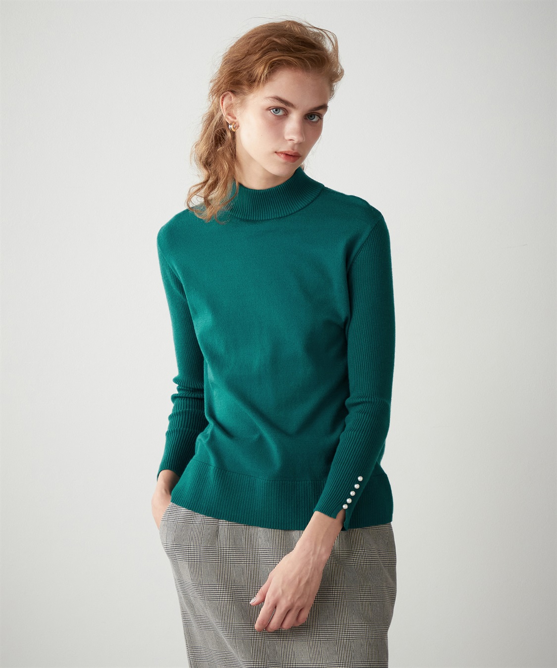 LE SOUK HOLIDAY パール付ニットプルオーバー_variation_4