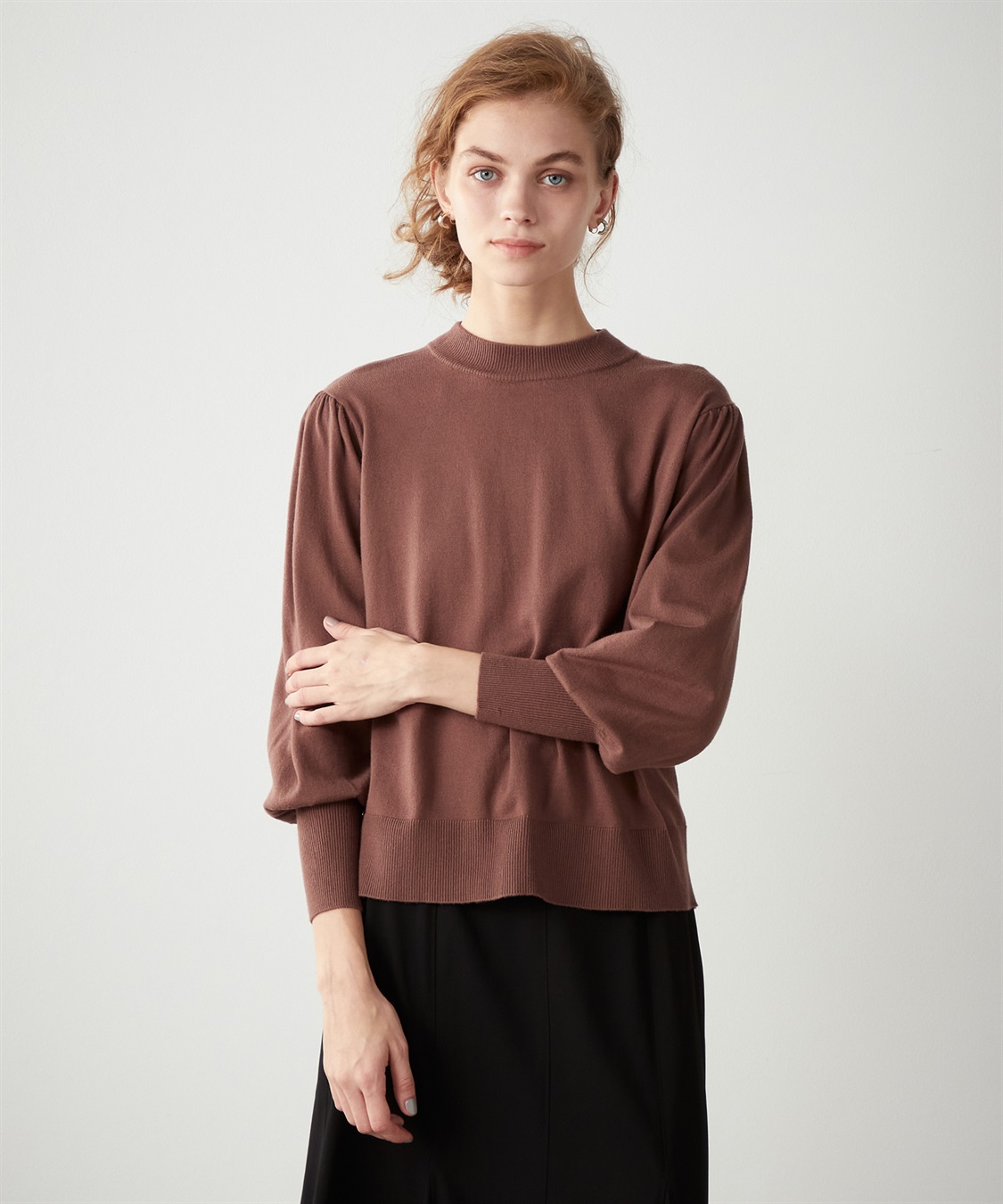 LE SOUK HOLIDAY モックネックニットプルオーバー_variation_5