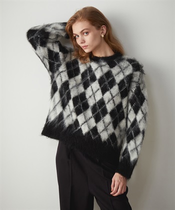 アーガイルニットプルオーバー LE SOUK HOLIDAY｜クロスプラス公式通販