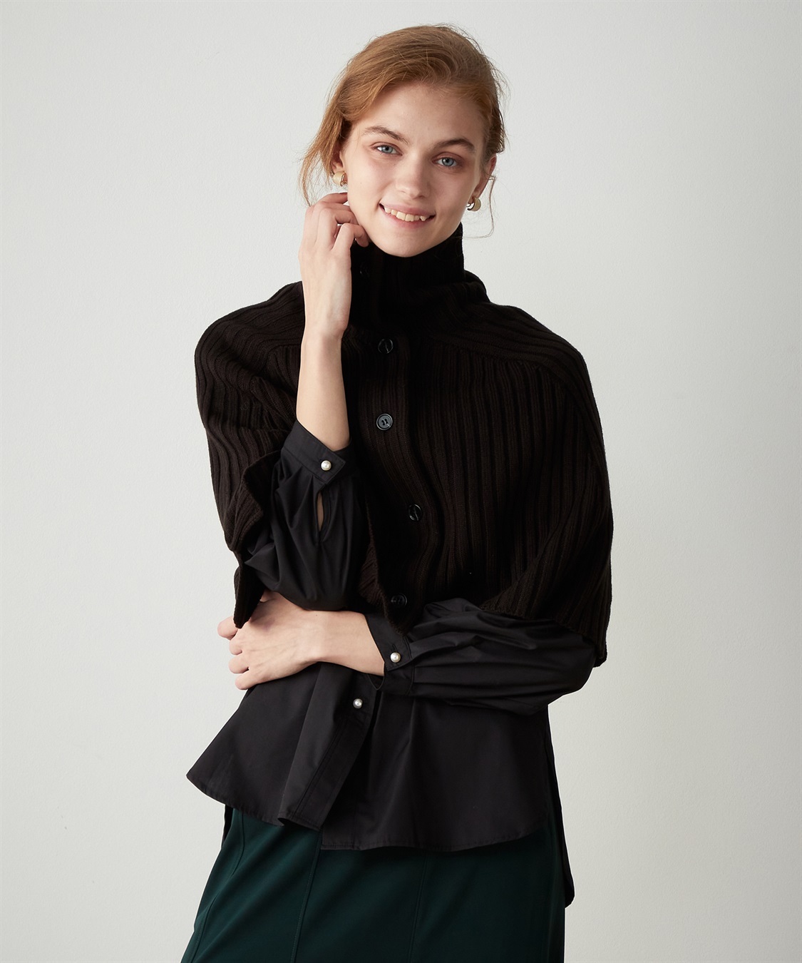 ニットポンチョ LE SOUK HOLIDAY｜クロスプラス公式通販サイト