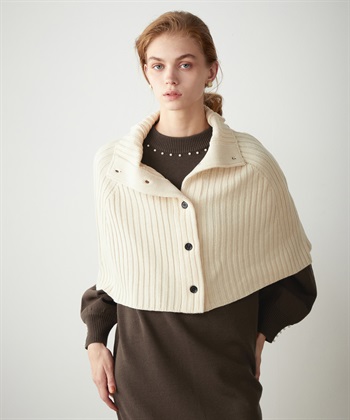 LE SOUK HOLIDAY ニットポンチョ_variationthumb_2