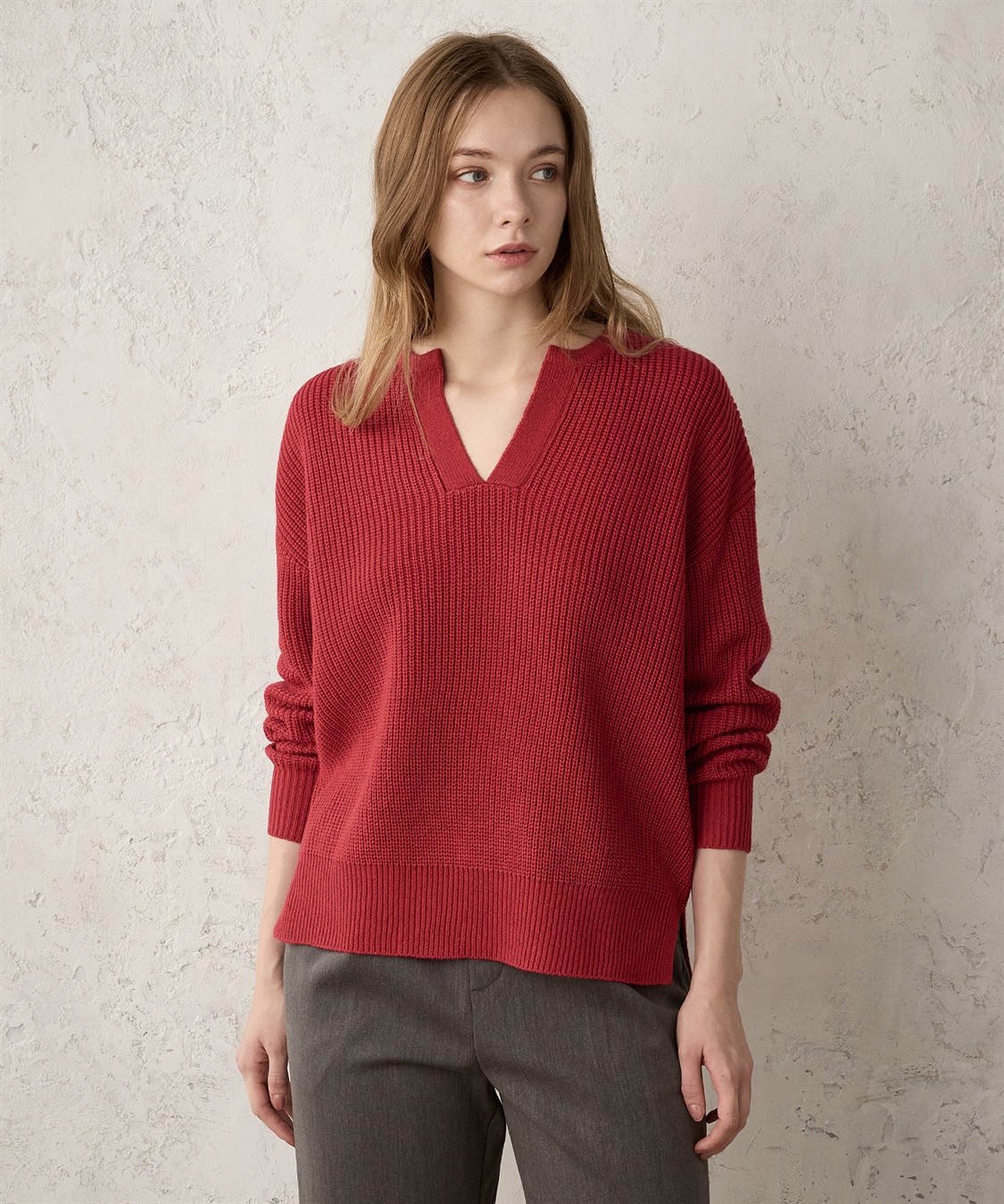 LE SOUK HOLIDAY スキッパーニットプルオーバー