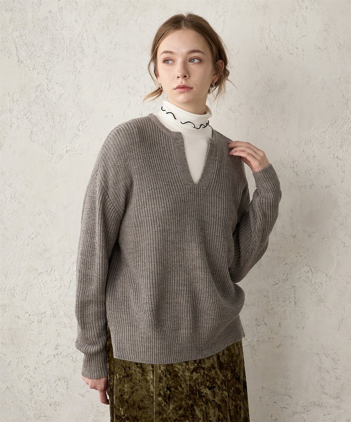 スキッパーニットプルオーバー LE SOUK HOLIDAY｜クロスプラス