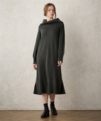 オフタートルニットワンピース LE SOUK HOLIDAY｜クロスプラス公式通販