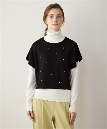 LE SOUK HOLIDAY ビジューニットベスト_variationthumb_1