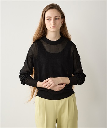 LE SOUK HOLIDAY シアーラメニットプルオーバー_variationthumb_2