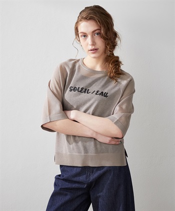 LE SOUK HOLIDAY ロゴシアーニットプルオーバー_variationthumb_2