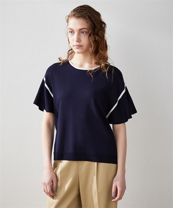 LE SOUK HOLIDAY フリルスリーブニットプルオーバー_variationthumb_2