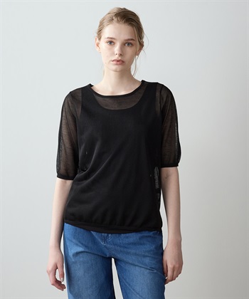 LE SOUK HOLIDAY シアーニットプルオーバー_variationthumb_1