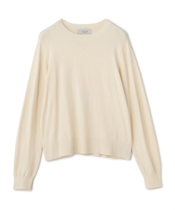 LE SOUK HOLIDAY ドットジャガードニット_variationthumb_2