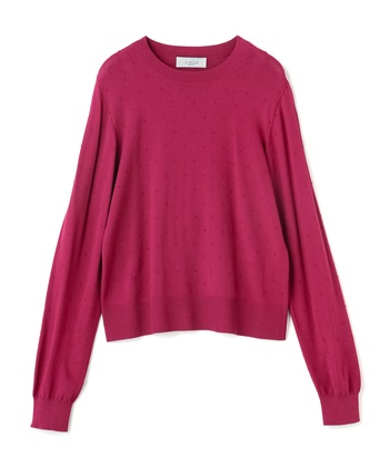 LE SOUK HOLIDAY ドットジャガードニット_variationthumb_3