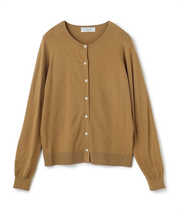 JURGEN LEHL ドット柄 長袖カーディガン　新品未使用♡ JURGEN LEHL ドット柄長袖カーディガン 新品未使用♡