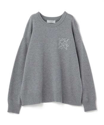 LE SOUK HOLIDAY スウェットライク ニットプルオーバー_variationthumb_1