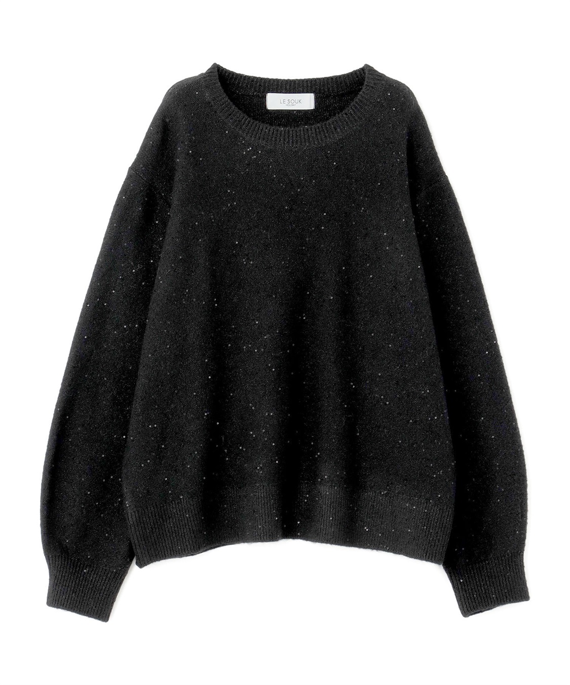 LE SOUK HOLIDAY スパンコール ニットプルオーバー_variation_1