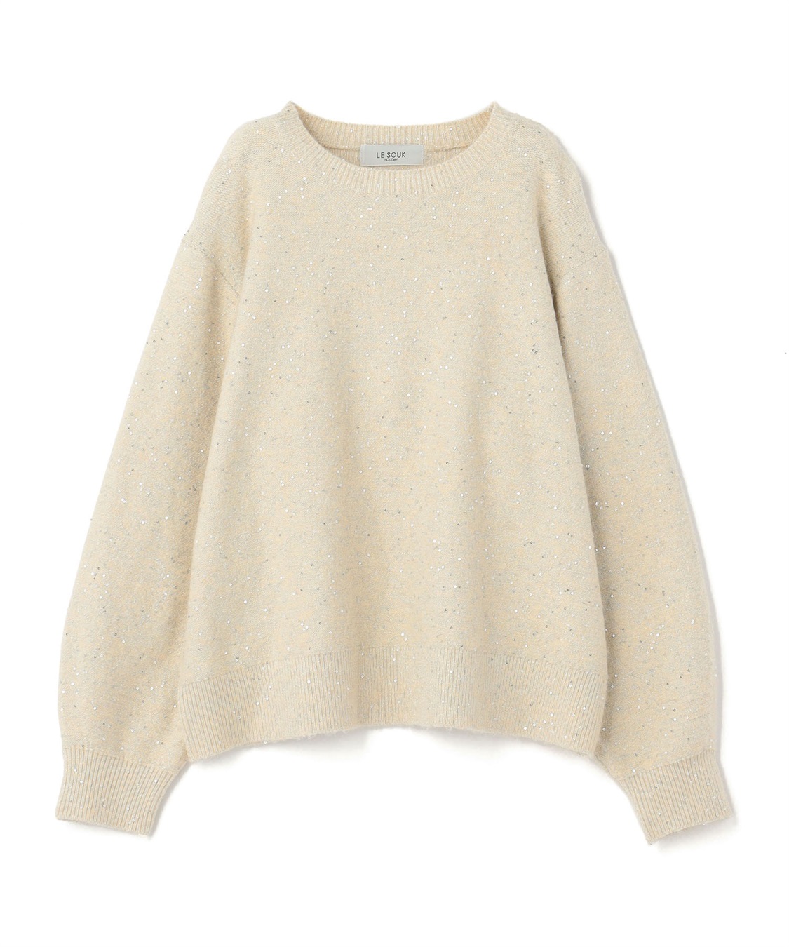 LE SOUK HOLIDAY スパンコール ニットプルオーバー_variation_2