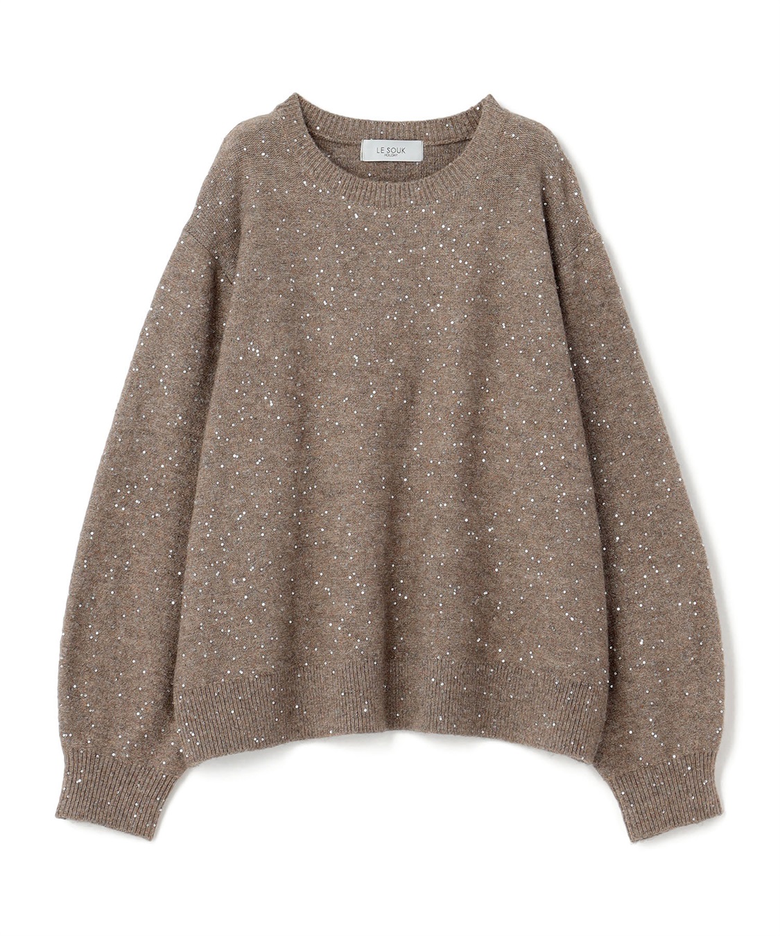 LE SOUK HOLIDAY スパンコール ニットプルオーバー_variation_3
