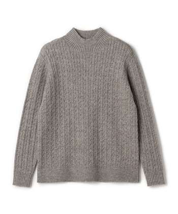 50%OFF ハイネックプルオーバー ケーブルニット LE HOLIDAY SOUK トップス
