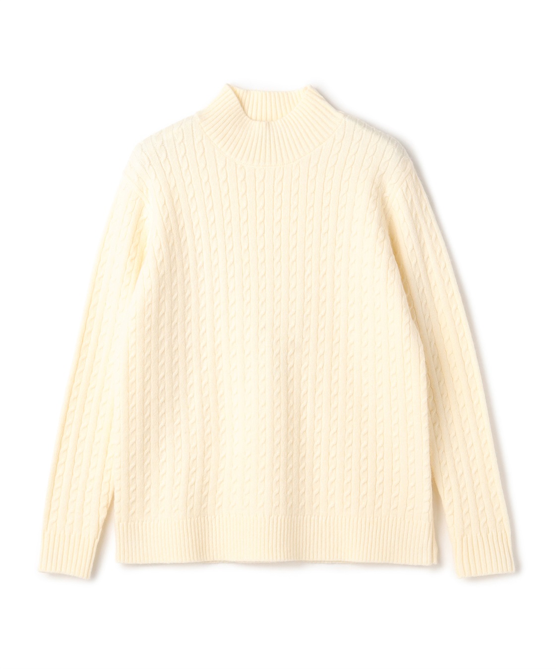 LE SOUK HOLIDAY ケーブルニット ハイネックプルオーバー_variation_3