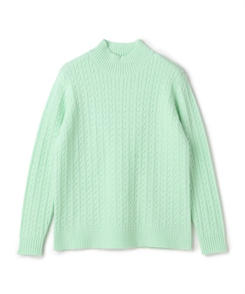 LE SOUK HOLIDAY ケーブルニット ハイネックプルオーバー_variationthumb_4