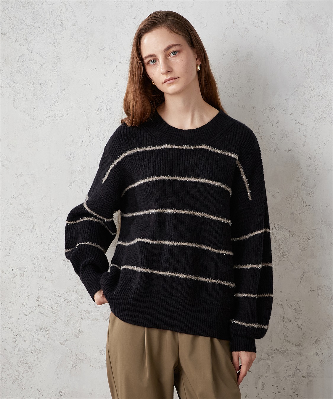 ボーダーニットプルオーバー LE SOUK HOLIDAY｜クロスプラス公式通販サイト