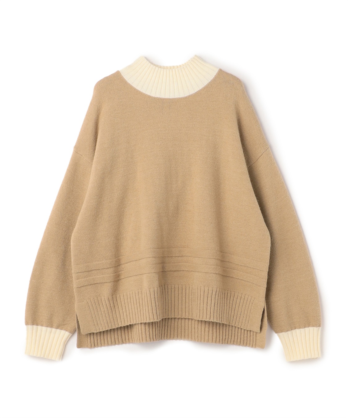 LE SOUK HOLIDAY 配色リブ ニットプルオーバー_variation_2