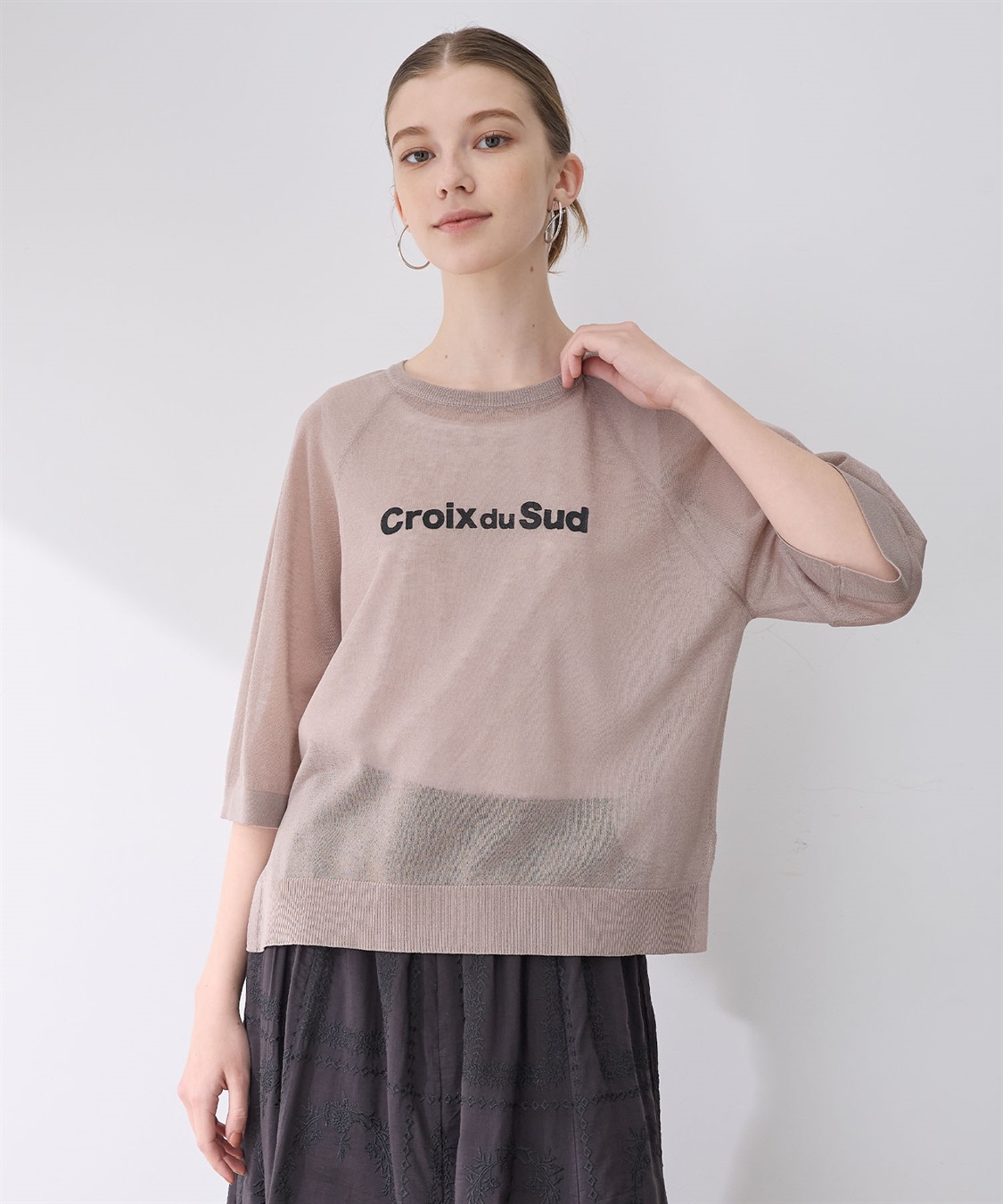 LE SOUK HOLIDAY ロゴニットプルオーバー_variation_1