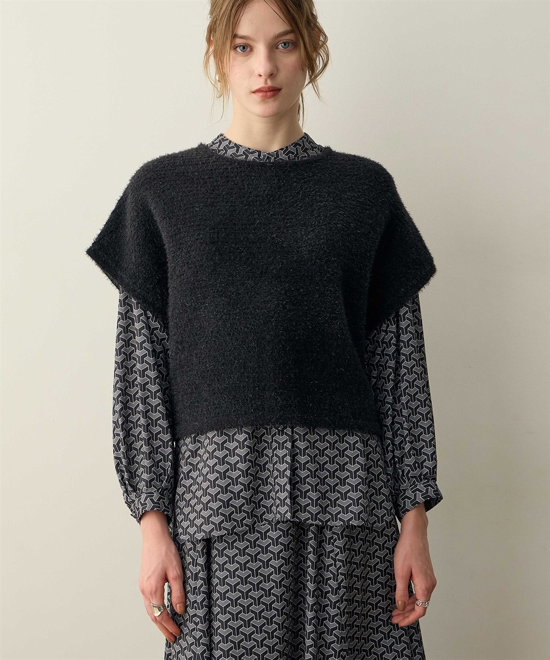 LE SOUK HOLIDAY ラメメッシュベスト_variation_1