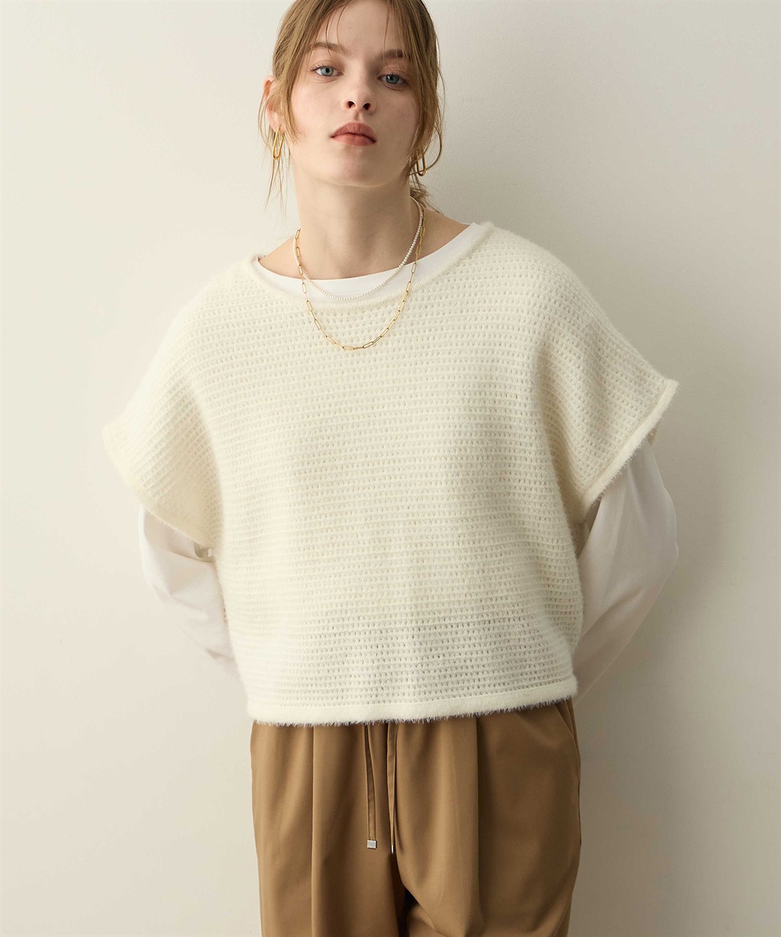 LE SOUK HOLIDAY ラメメッシュベスト_variation_2