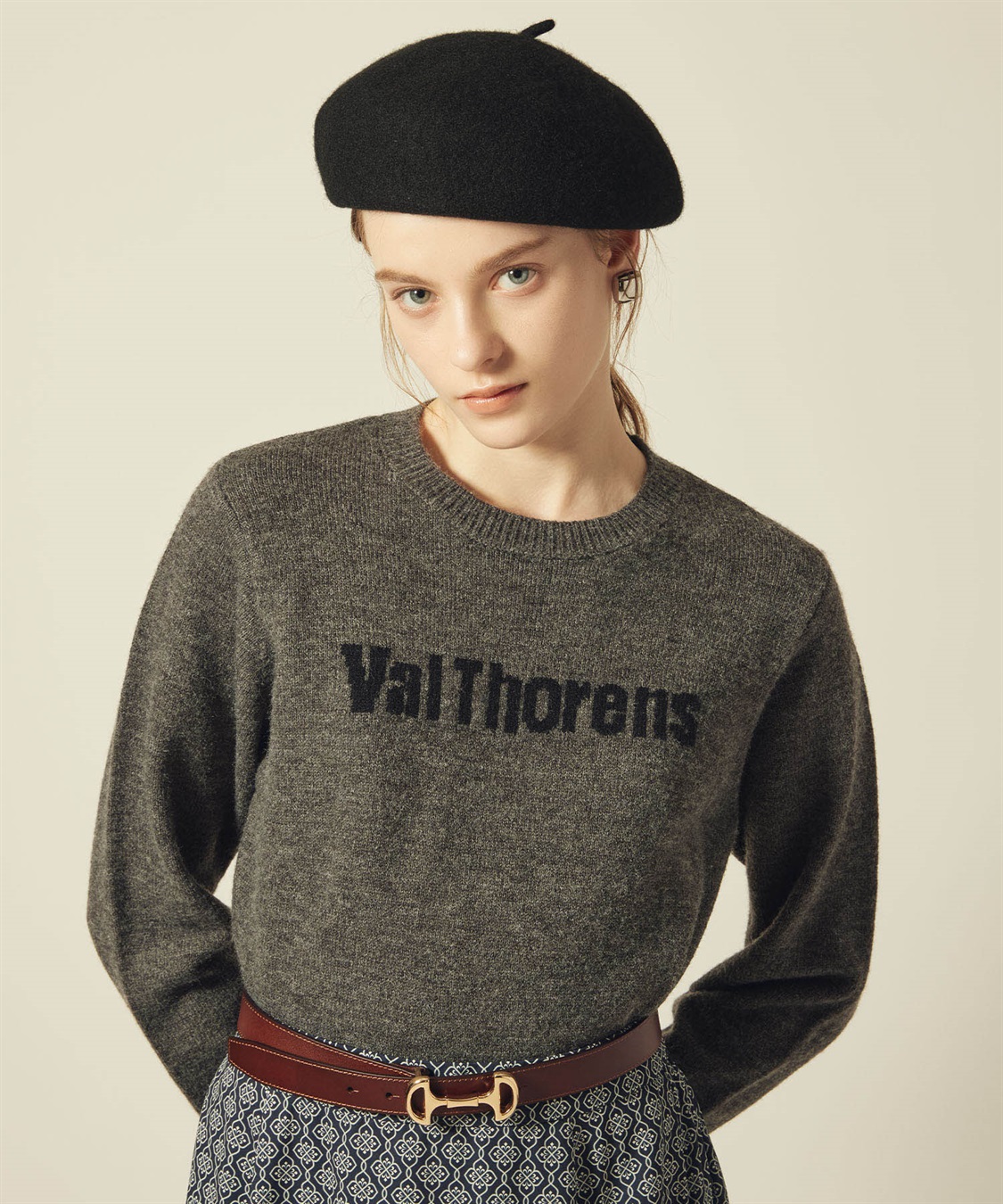 LE SOUK HOLIDAY ロゴニットプルオーバー