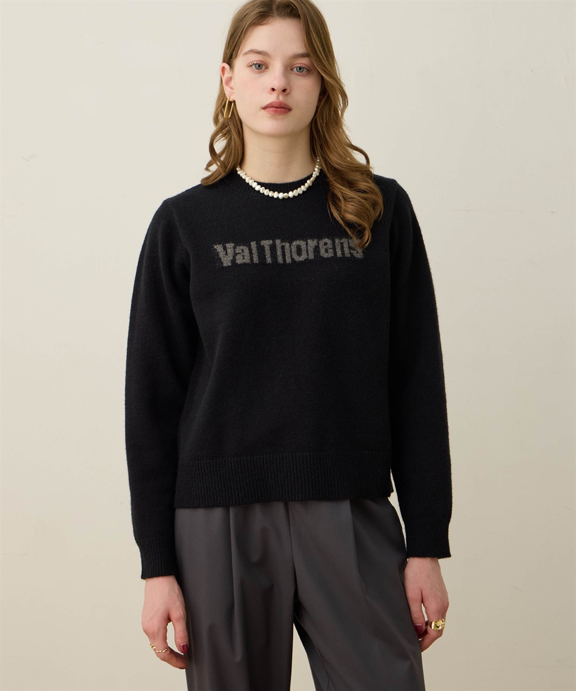 LE SOUK HOLIDAY ロゴニットプルオーバー_variation_1