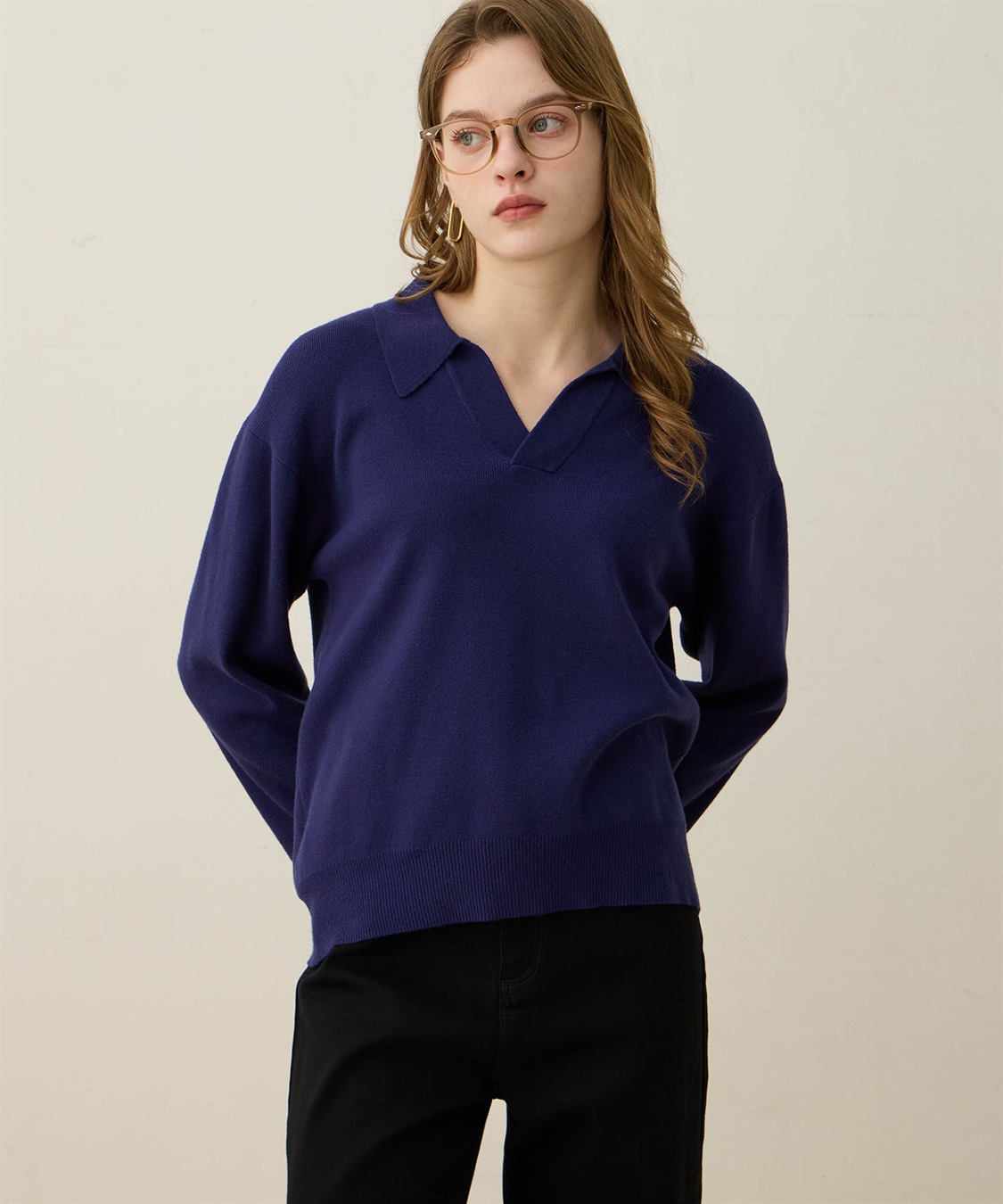 LE SOUK HOLIDAY スキッパーニットプルオーバー_variation_3