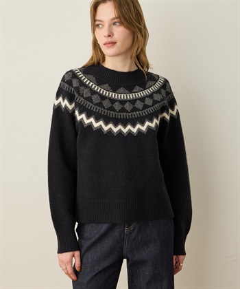 LE SOUK HOLIDAY 柄ニットプルオーバー_variationthumb_2