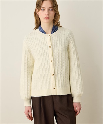 LE SOUK HOLIDAY ケーブルニットカーディガン_variationthumb_1