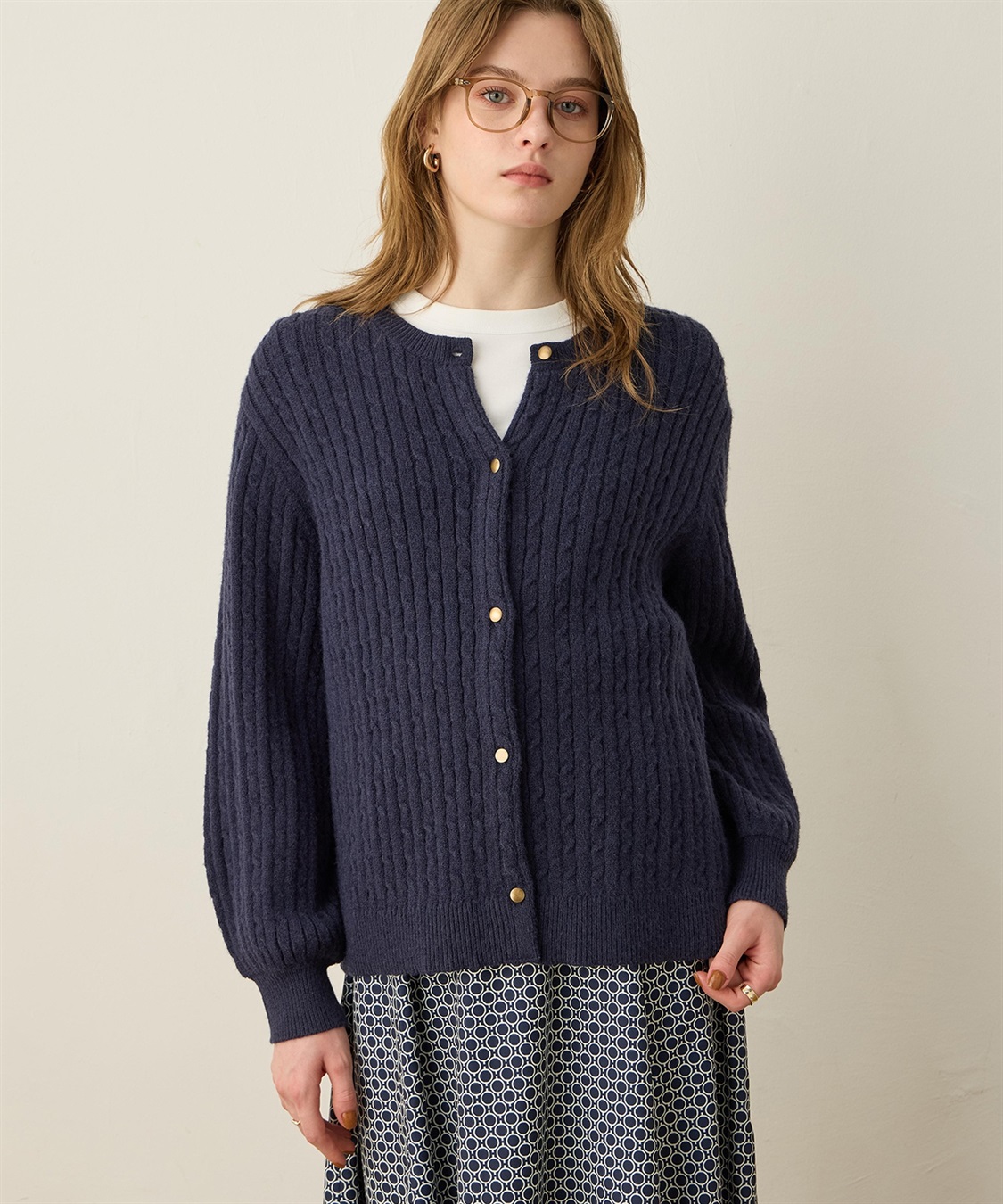 LE SOUK HOLIDAY ケーブルニットカーディガン_variation_3