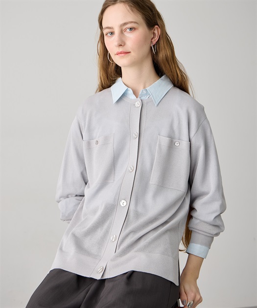 ポケットシアーカーディガン