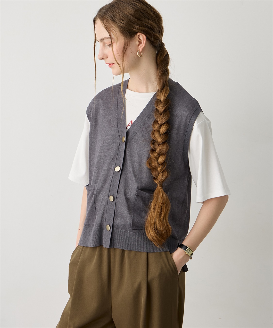 LE SOUK HOLIDAY ポケットシアーベスト_variation_1