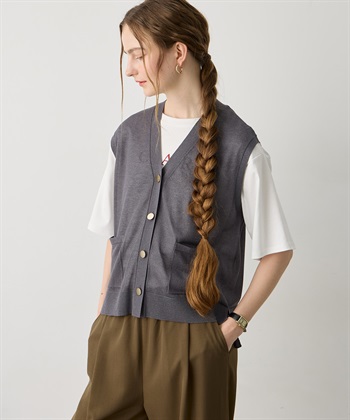 LE SOUK HOLIDAY ポケットシアーベスト_variationthumb_1