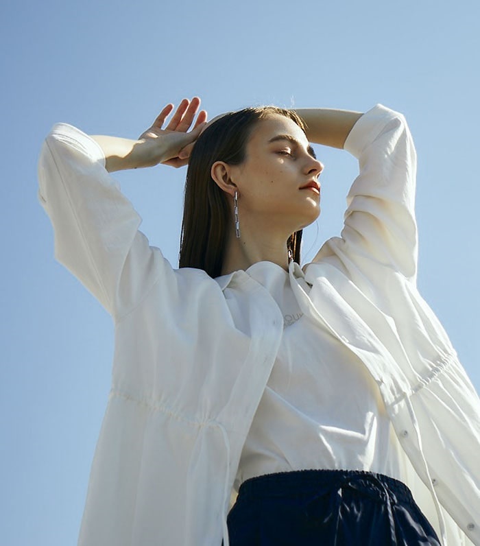 シャツ羽織りワンピース LE SOUK HOLIDAY｜クロスプラス公式通販サイト