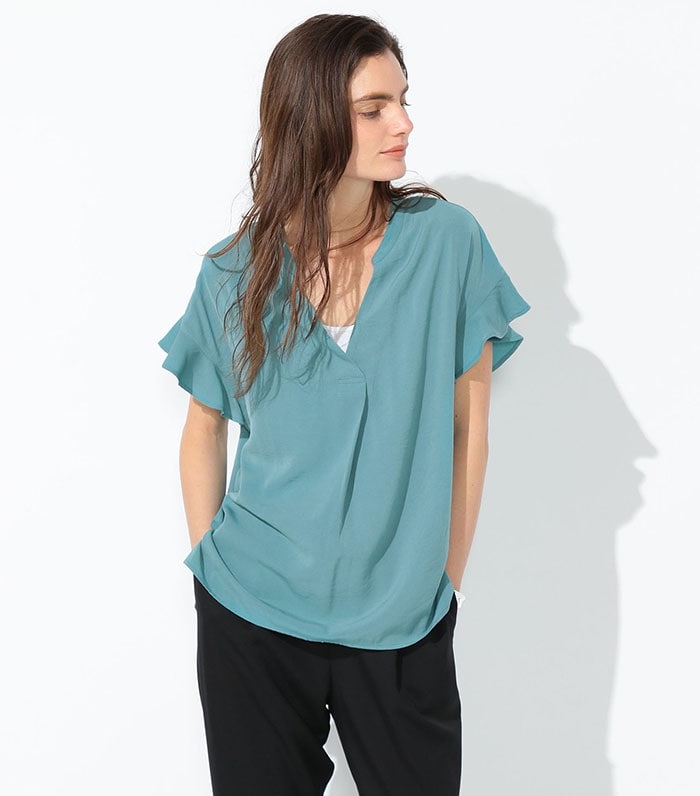 LE SOUK HOLIDAY フレア袖ブラウス_main