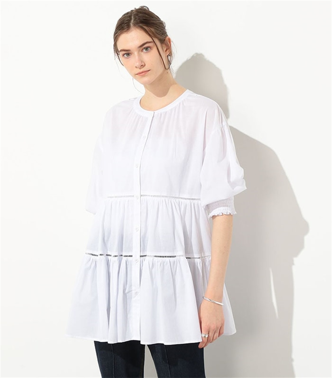 LE SOUK HOLIDAY 2wayティアードブラウス_variation_1